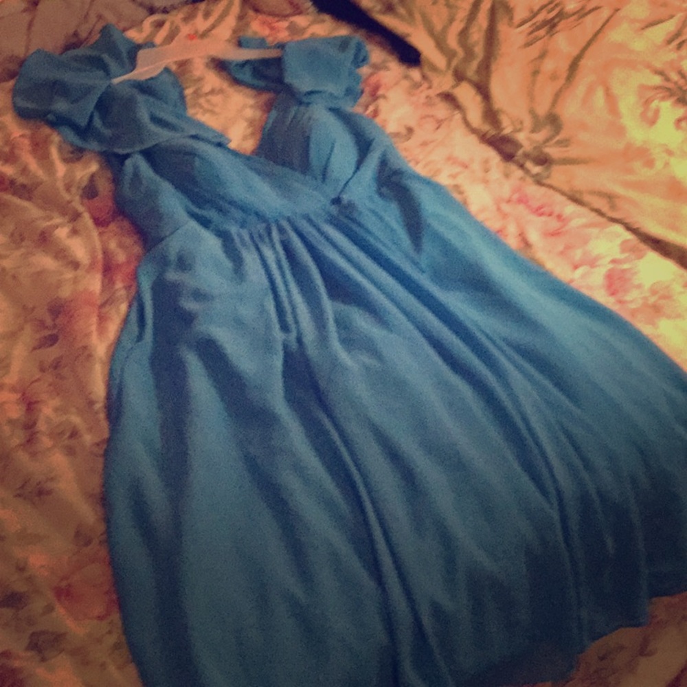 Blue dress